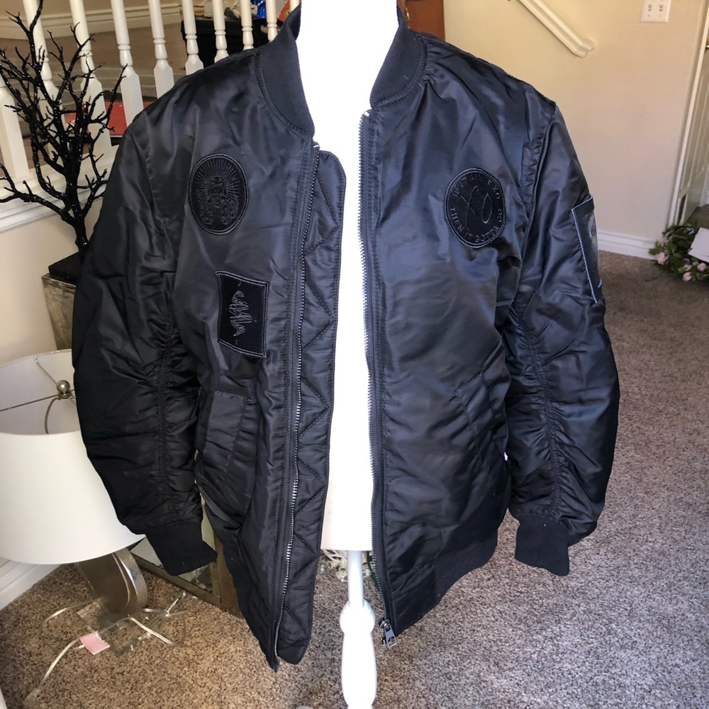 The Weeknd Black Bomber Jacket